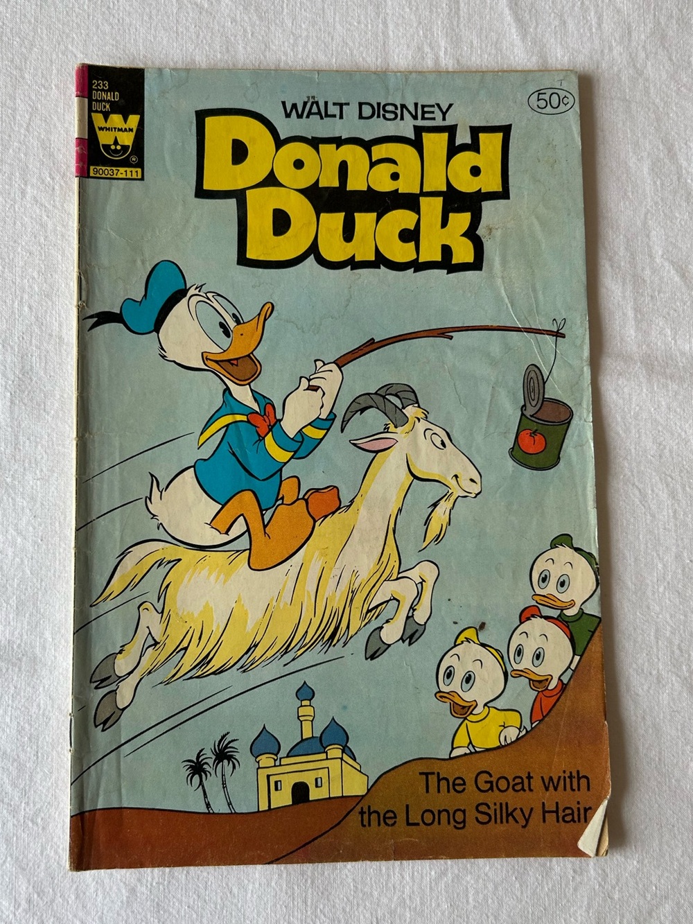 60s Vintage Academia Walt Disney Donald Duck Comic Book